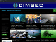 Tablet Screenshot of cimsec.org